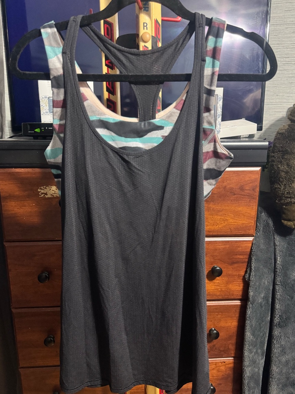 lululemon athletica Black Tank size 10